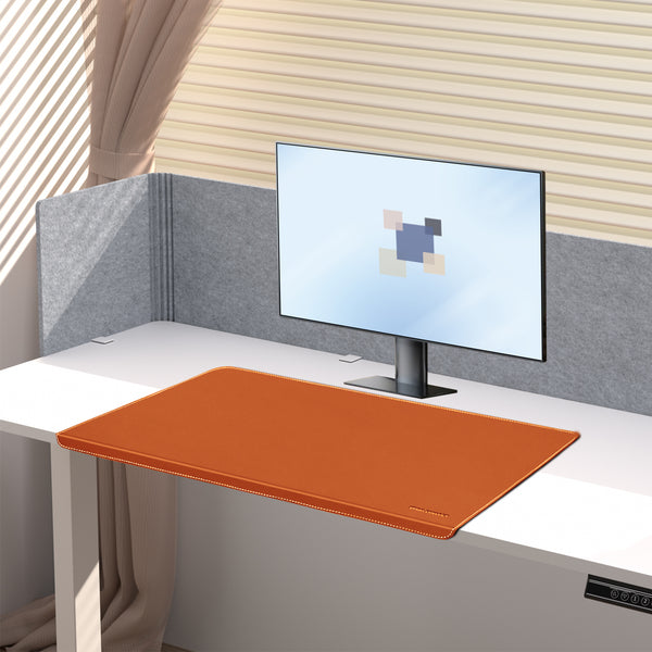 ERGO COLLECT Desk Mat with Lip,Brown